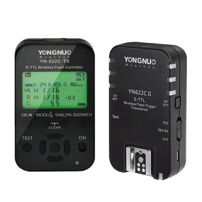 Yongnuo Émetteur YN622C-TX YN622C II Récepteur 2.4G TTL HSS Sans Fil Flash Déclencheur YN622-TX pour