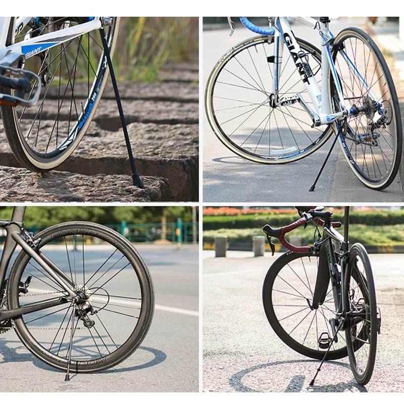 ROCKBROS-Support de stationnement antidérapant en carbone pour vélo, support de pied de vélo VTT, ac