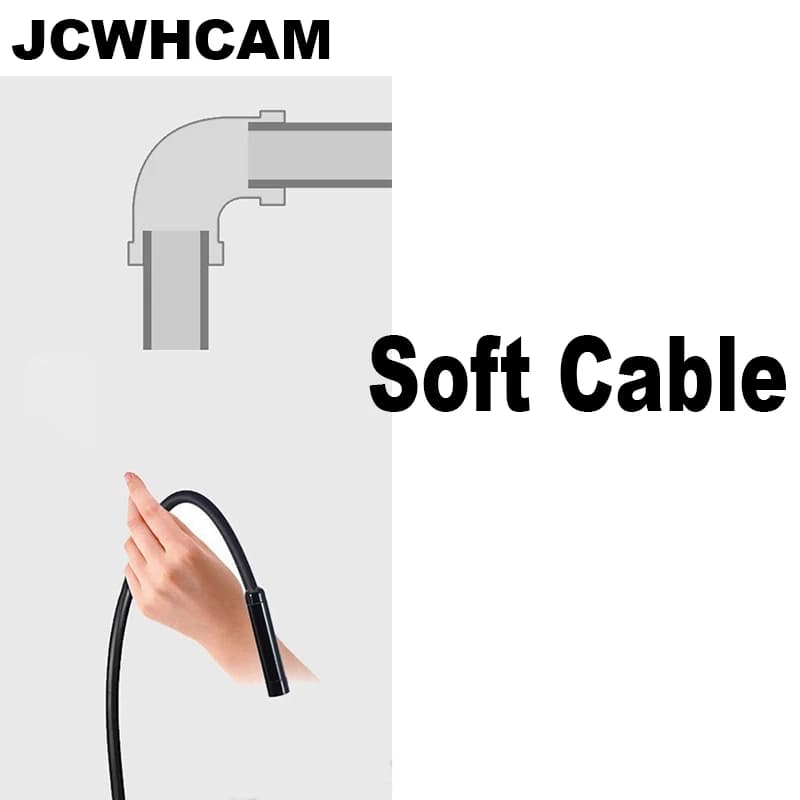Caméra endoscope USB Type-C, câble rigide 7.0mm, mini caméra d'inspection de tuyau, PC, téléphone An