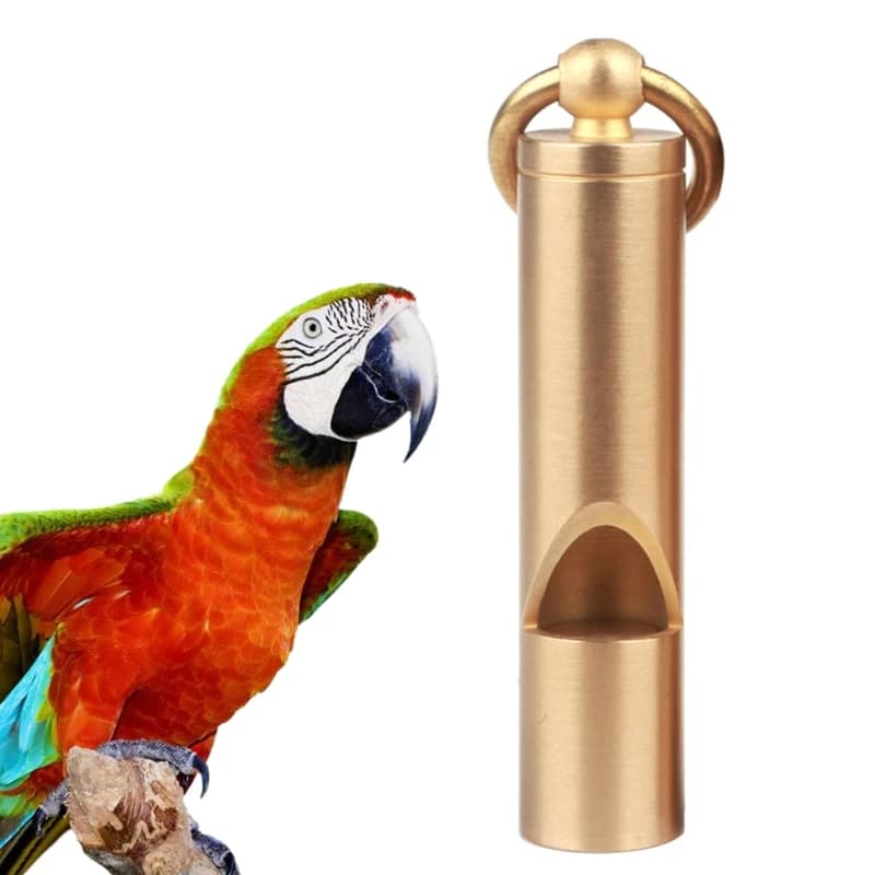 Sifflet d'entraînement pour pigeons, pour perroquets, oiseaux, sifflet sonique, en laiton, pour la r