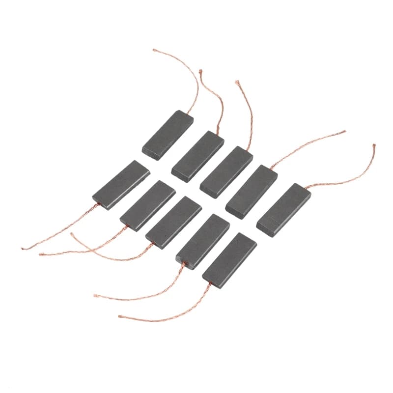 Lot de 10 brosses en carbone pour moteur de machine à laver Siemens, 5x13,5x40mm, type tambour