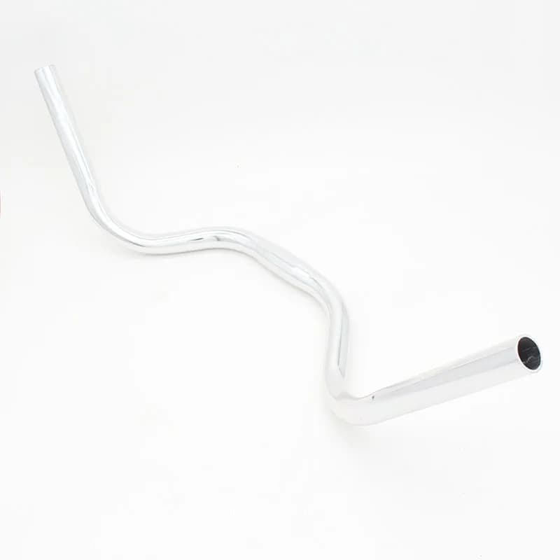 Guidon de vélo en alliage d'aluminium, guidon incurvé, poignées horizontales, grandes hirondelles, p