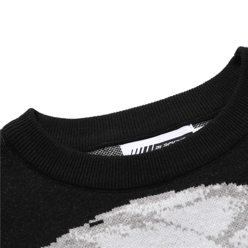 FGKKS hommes Hip Hop Streetwear Harajuku pull Vintage Style japonais Anime fille tricoté 2022 coton 