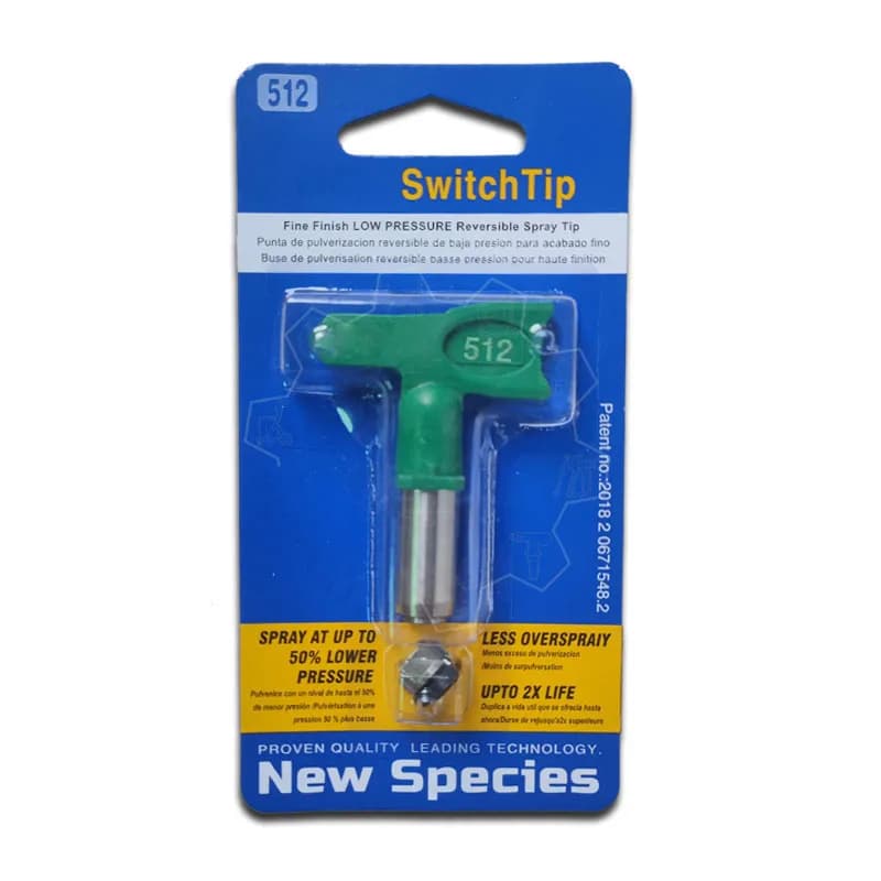 Embout sans air basse pression 518/516/410/208 pour pistolet de pulvérisation de peinture Titan/Wagn