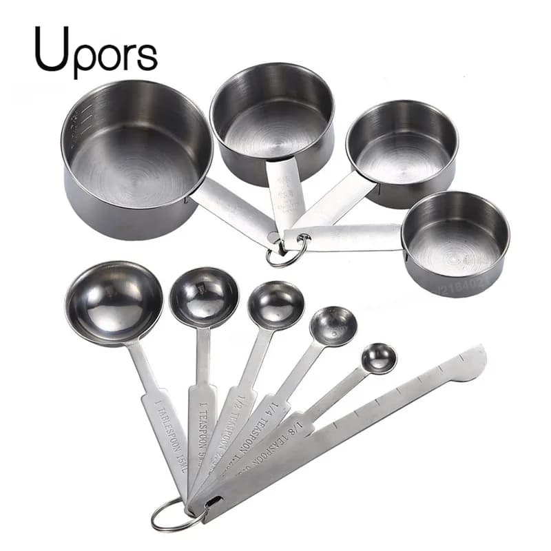 UPORS tasses à mesurer ensemble de cuillères à mesurer de cuisine empilables de qualité supérieure e
