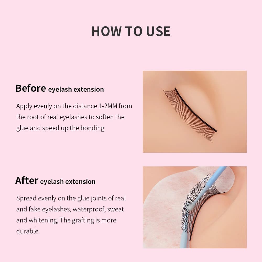 GLAMLASH 10 ml/15 ml Super Bonder agent de fixation pour Extensions de cils apprêt pour cils colle a