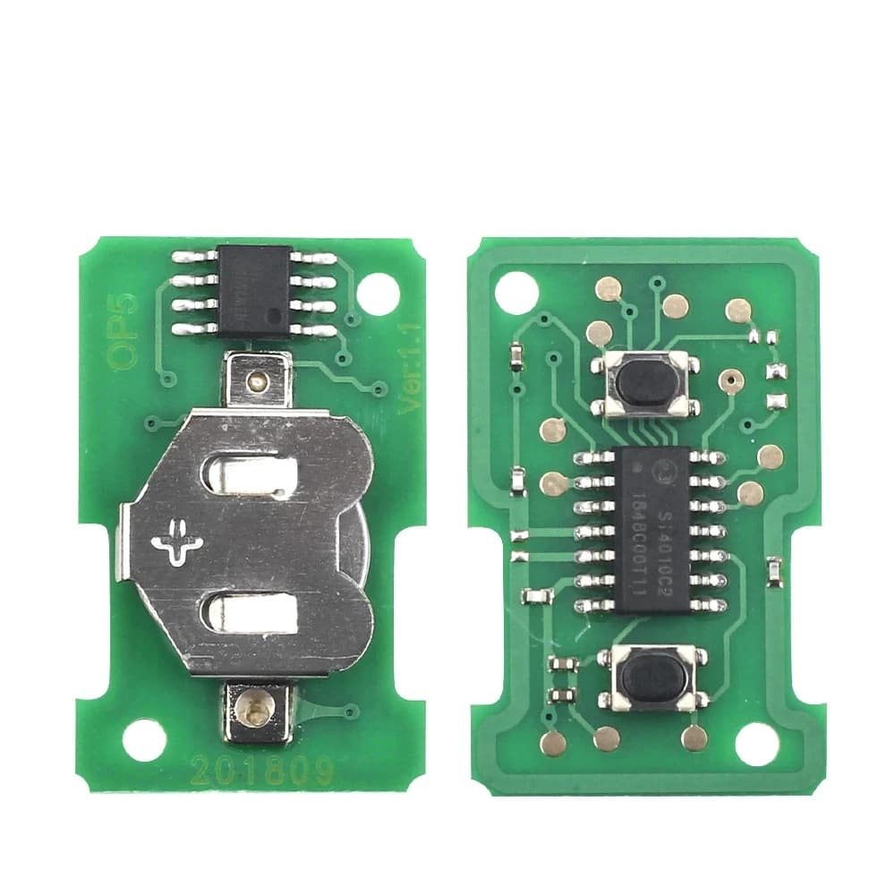 Clé de voiture à distance KEYECU 5WK48668 433.92MHz avec puce ID40 pour Opel Vauxhall Corsa C Meriva