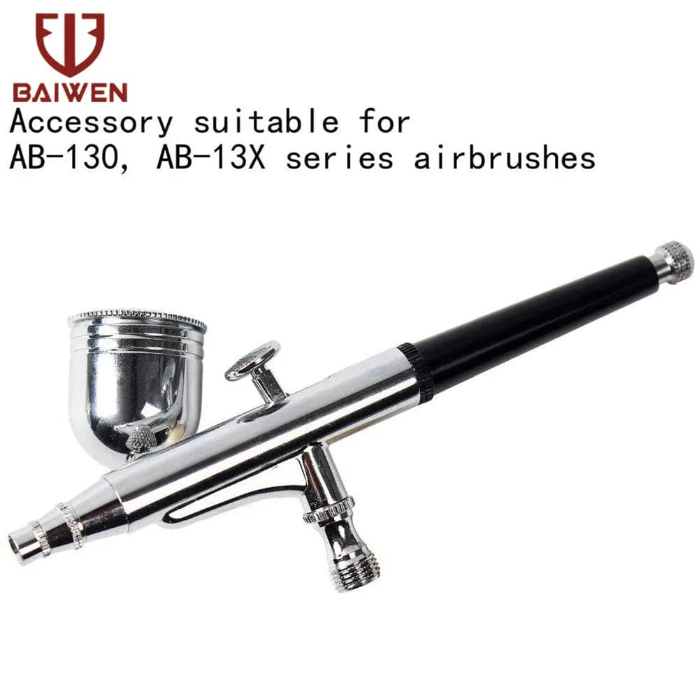 Aérographe à double Action avec jeu de buses 0.2mm 0.3mm 0.5mm, pistolet d'alimentation par gravité,