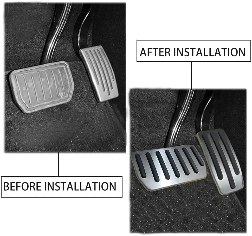 Pédale d'accélérateur en alliage d'aluminium pour Tesla Model X et S, accessoire de pédale de frein 