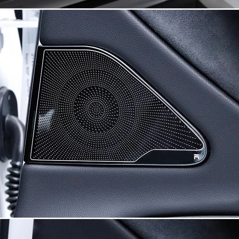 Autocollant de couverture décorative pour haut-parleur de porte, pour Tesla modèle 3 2019 2020 2021,