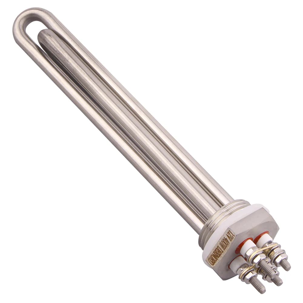 DERNORD chauffage 12V DN25 tubulaire électrique 600w 400w 300w 200w 100w élément chauffant d'eau par
