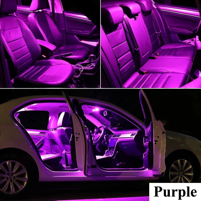 Zoomsee Kit d'éclairage intérieur LED pour Audi Q3 8U Q5 8R SQ5 Q7 4L Canbus ampoule de voiture dôme