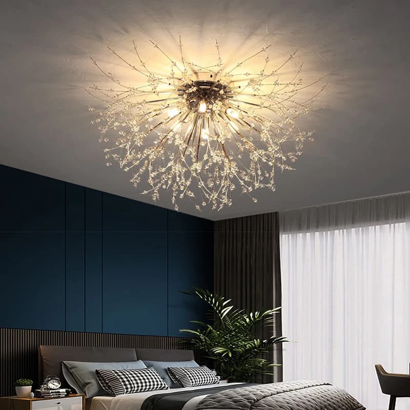 Luminaires suspendus LED modernes en forme de pissenlit pour salon, salle à manger, chambre à couche