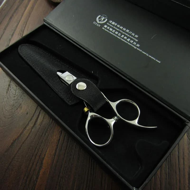 TITAN japon Original professionnel ciseaux de coiffure professionnel barbier ciseaux ensemble coupe 