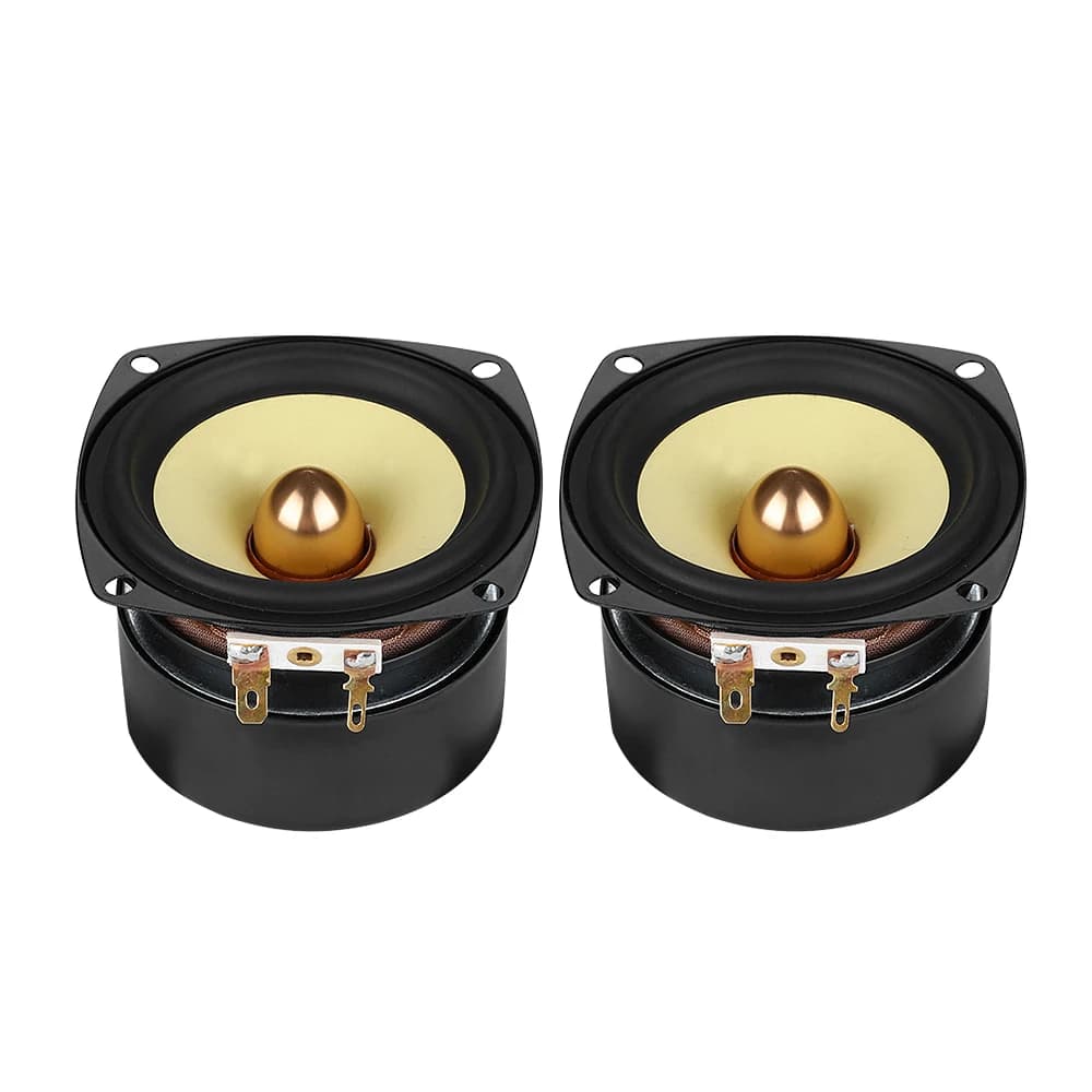 AIYIMA 2 pièces, haut-parleur audio portable pleine gamme de 3 pouces, 4 8 ohms, 25W, enceintes bibl