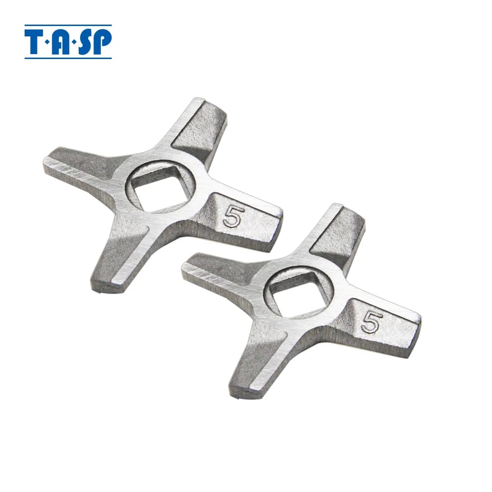 Couteau hachoir à viande Double face 2 pièces # 5 lames pour Bosch MFW22010 3502W 3630A CNFW3A Zelme