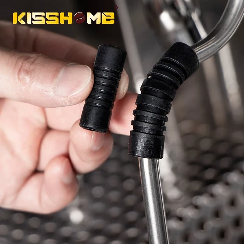 Manchon de protection en caoutchouc pour machine à café, buse à vapeur, baguette, accessoires pour e