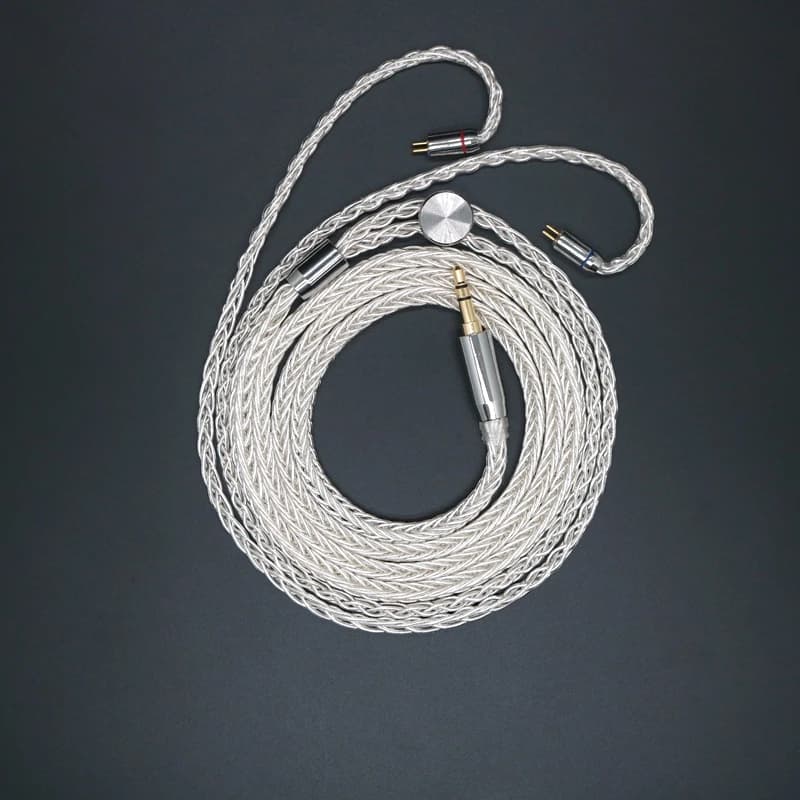XINHS-Câble d'équilibre pour casque en argent pur haute pureté, câble de mise à niveau, HS58, 12 cœu
