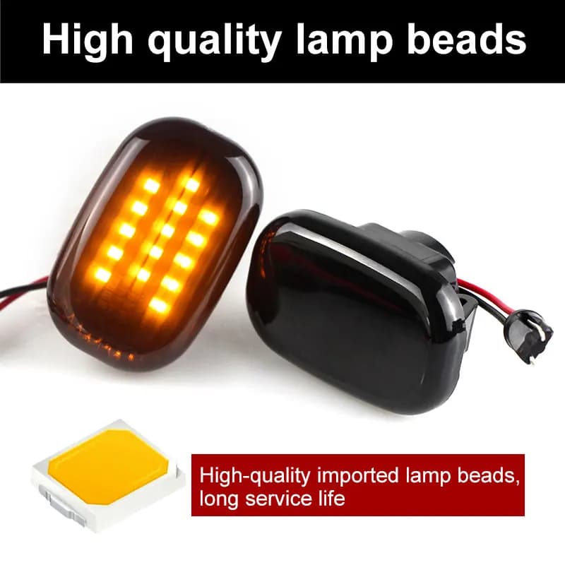 2 feux de clignotant latéraux dynamiques à Led Canbus pour Toyota Corolla RAV4 Prius Yaris Camry Vio
