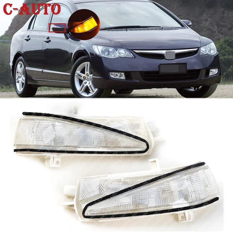Rétroviseur LED gauche et droit pour voiture, clignotant latéral pour Honda Civic FA1 FD1 FD2 2006 –