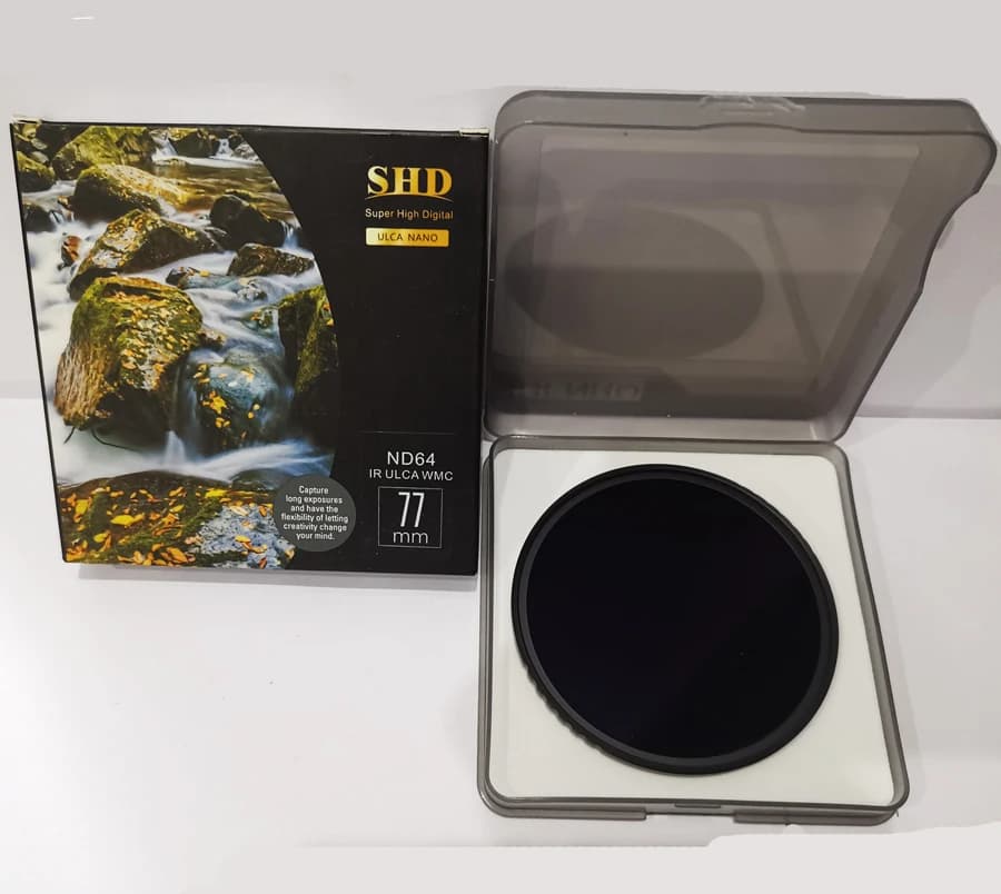 Benro 49 52 58 67 77 72 82mm SHD ND16 ND32 ND64 ND128 ND256 ND500 ND1000 Filtre ND circulaire