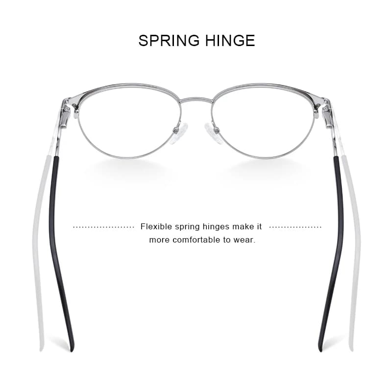 MERRYS-Lunettes de vue à monture œil de chat pour femmes, rétro, à la mode, pour myopes, S2124