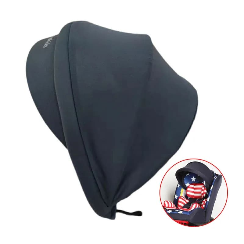Auvent solaire pour siège de sécurité pour bébé, panier, pare-soleil universel avec tige de Support,