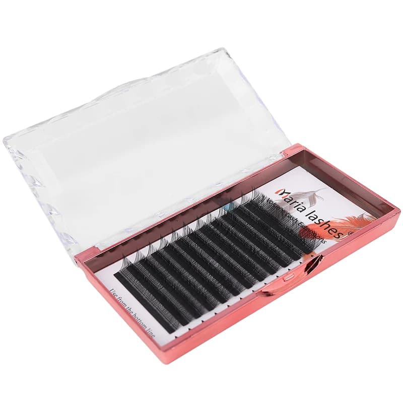 Maria 10 étuis YY forme cils beauté 0.05/0.07 YY Type V Extension de cils maquillage naturellement d