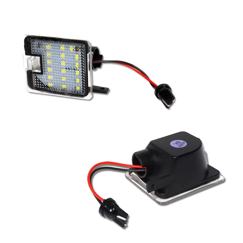 Lampes LED blanches sans erreur sous les rétroviseurs latéraux pour Ford C-Max, Focus, Kuga, Escape,