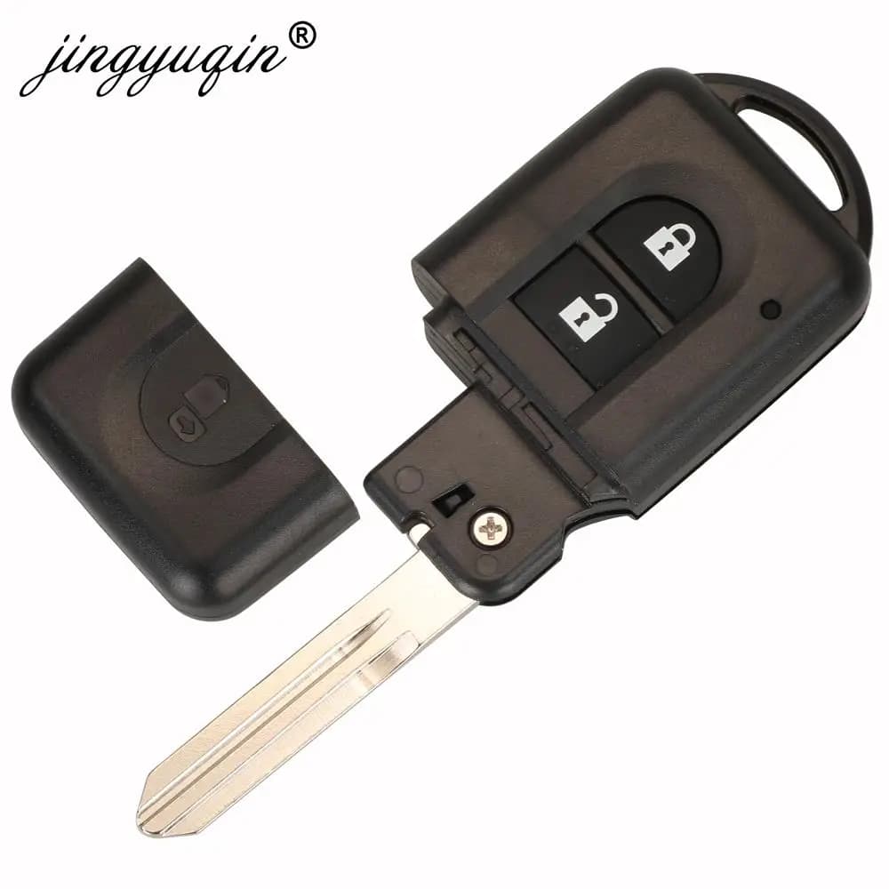 Jingyuqin-Clé télécommande sans clé, 433MHz ID46/4D60, pour Nissan X-trail Qashqai atofinder Micra N