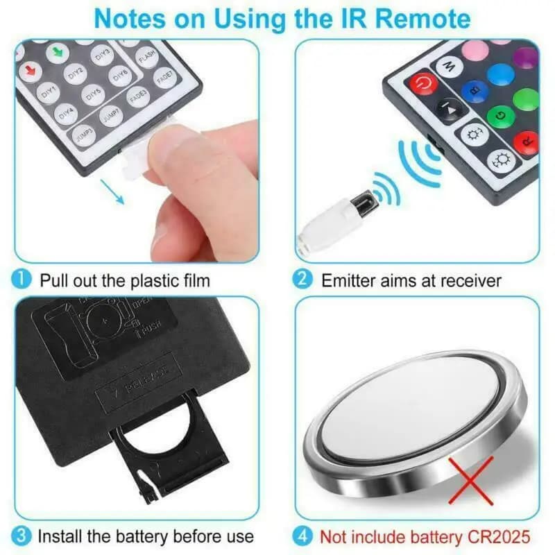 Bande LED WIFI RGB RGBW 12V 24V, contrôleur Android IOS, application Bluetooth, contrôle IR magique 