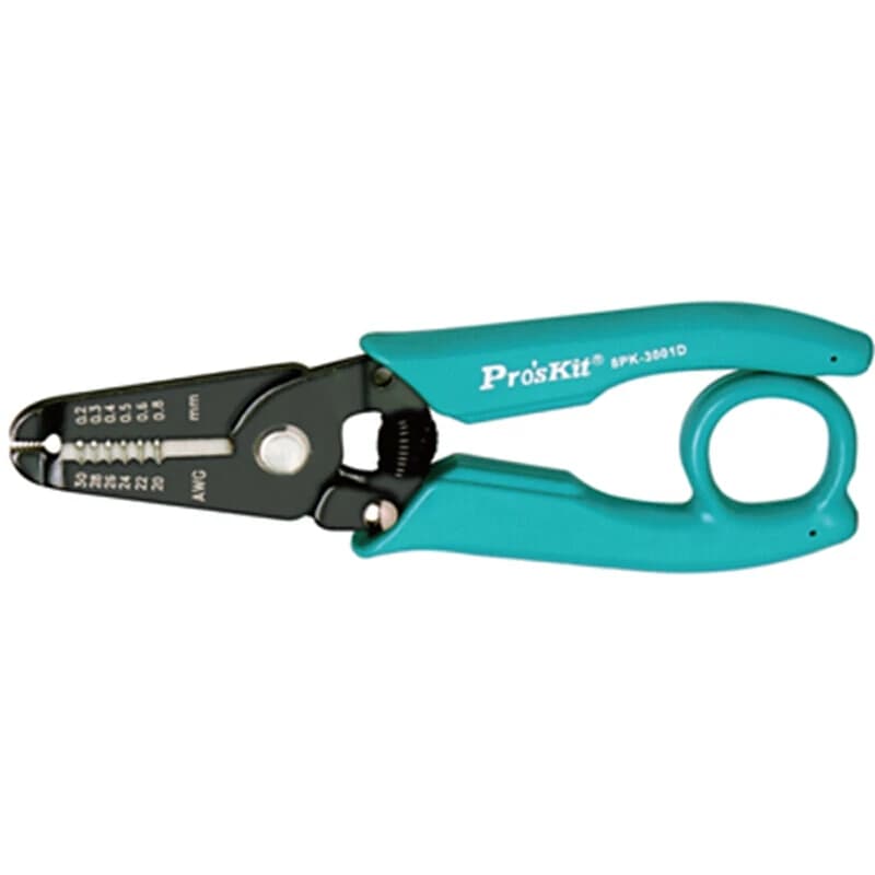 7 en 1 Pro'sKit 8PK-3001D 8PK-3002D pince coupante à dénuder électronique de haute qualité (AWG 30/2