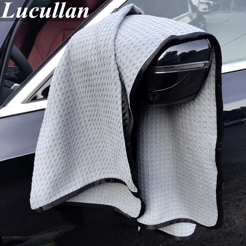 Lucullan – tissu de séchage en microfibre 60x90CM, ne grattache pas ou tourbillonnant, serviette gau