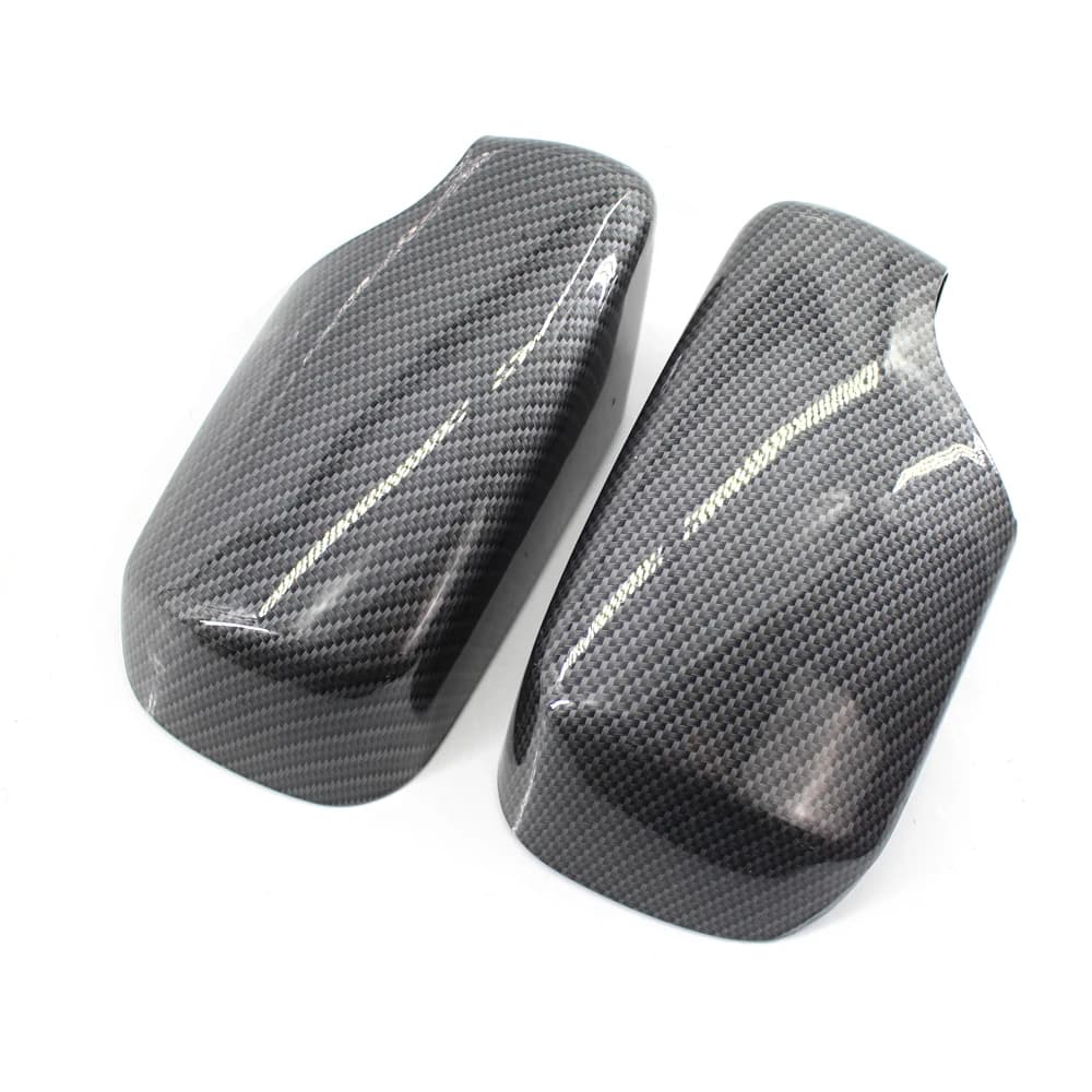 Couvercle de rétroviseur en Fiber de carbone/noir, pour BMW E46 E39 4 portes 325i 330i 525i 530i 540