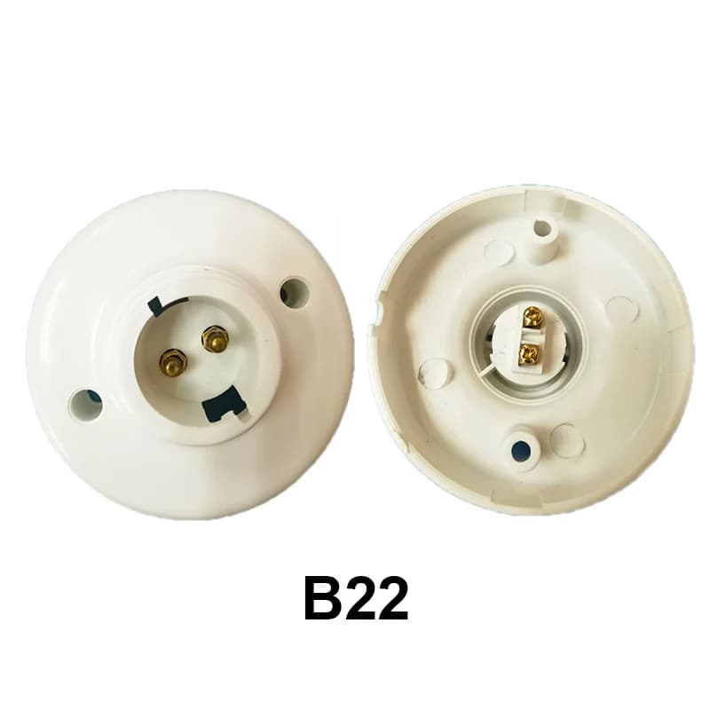 Base de lampe à vis e27 B22, support de lampe, douille d'ampoule e27, prise AC, adaptateur de suppor