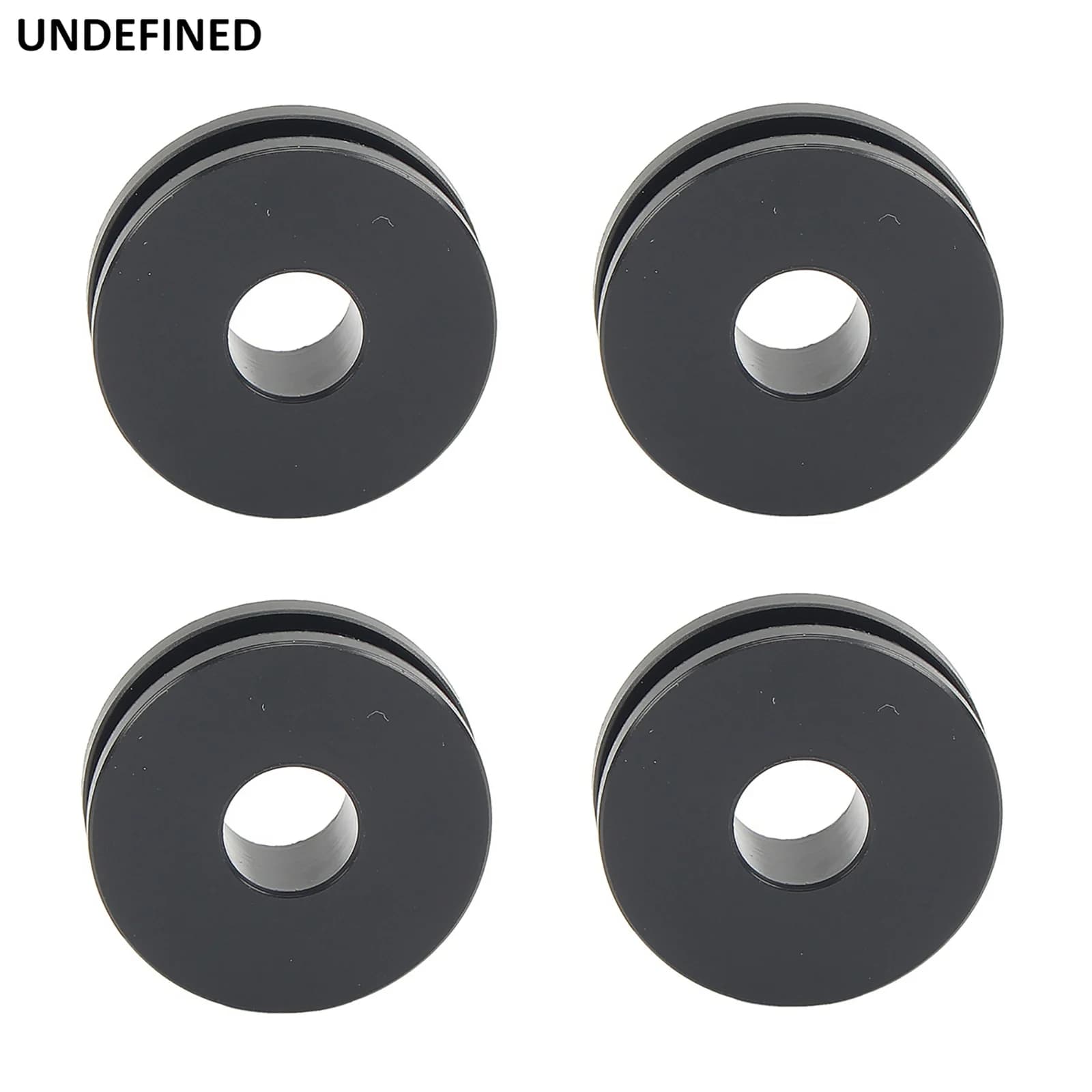 Oeillets de bague de montage de pare-brise, accessoires de moto en plastique POM noir pour Harley He