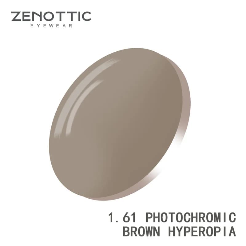 ZENOTTIC – lentilles photochromiques sur Prescription, 1.56 1.61 1.67 (+ 12.00 ~-12.00), asphériques