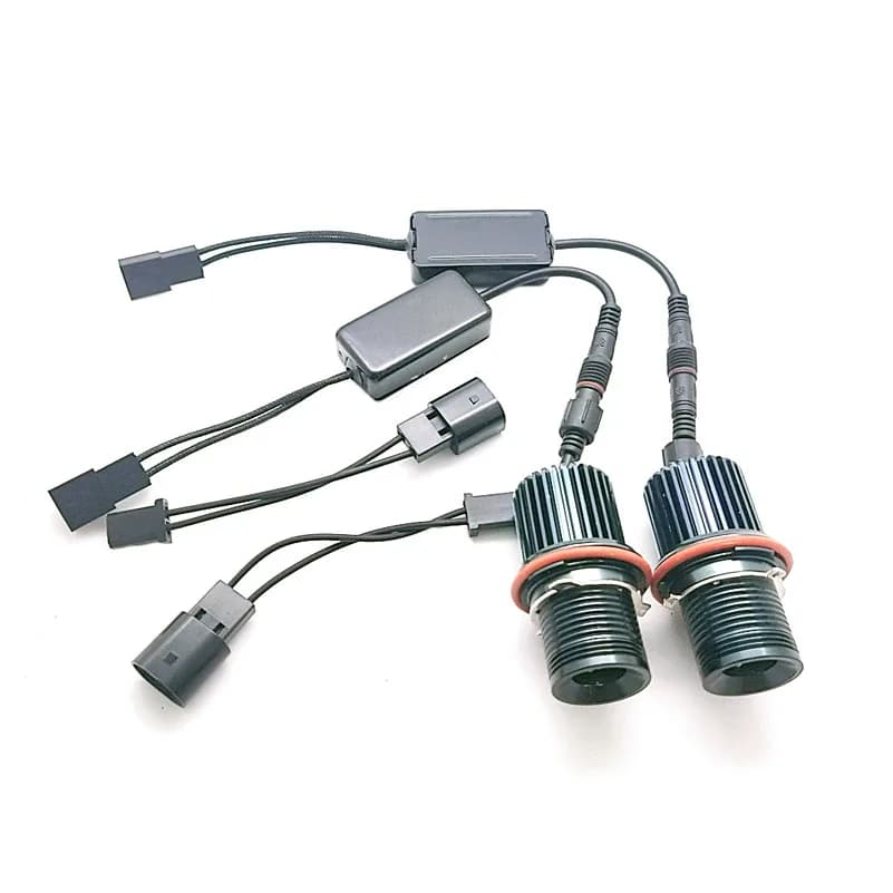 Canbus-Anneau lumineux Halo pour BMW, Yeux d'angle blancs, Marqueur, Ampoule, Bery, E39, E53, X5, E6