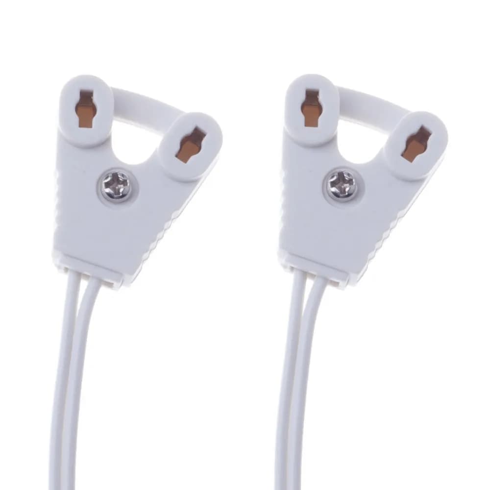 ZHMZH 4 pcs/lot support de lampe T8 boîte à lumière ligne lampes prise support de câble lumières fil