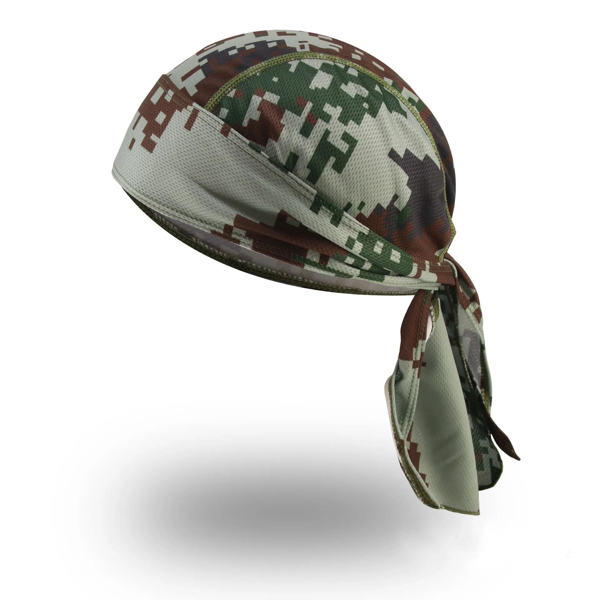 Nouveau bandeau été hommes imprimé casquette de cyclisme Protection solaire Camouflage pêche course 