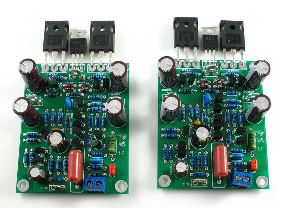 2 pièces nouvelle classe AB MOSFET IRFP240 IRFP9240 L7 amplificateur de puissance Audio HIFI double 