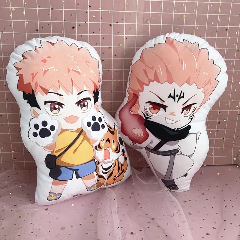 10cm Anime Jujutsu Kaisen peluche poupée Itadori Yuji Fushiguro Megumi Gojo Satoru doux coussin en p
