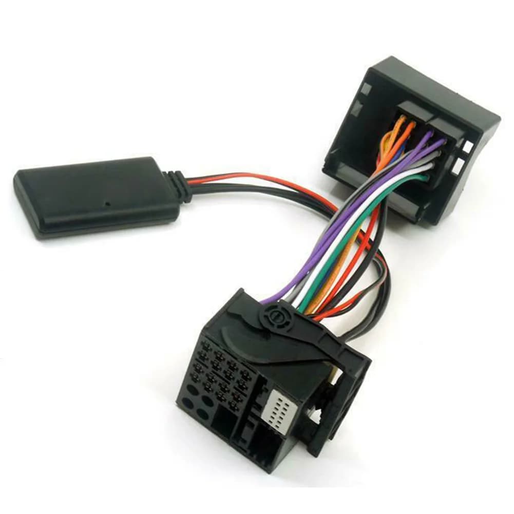 Adaptateur de grande prise audio Bluetooth, câble AUX, 12 broches, BMW E60, E63, E64, E61, E62, nouv
