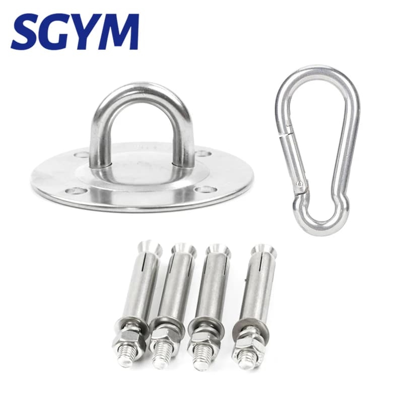 Support de suspension en acier inoxydable 304 pour hamac, crochet de suspension au plafond, ancre po