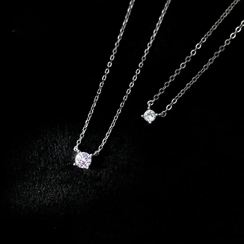 La Monada-Collier Minimaliste en Argent Fin 4.8 pour Femme, Bijoux de Cou à la Mode, Pmot925, 38 + 9