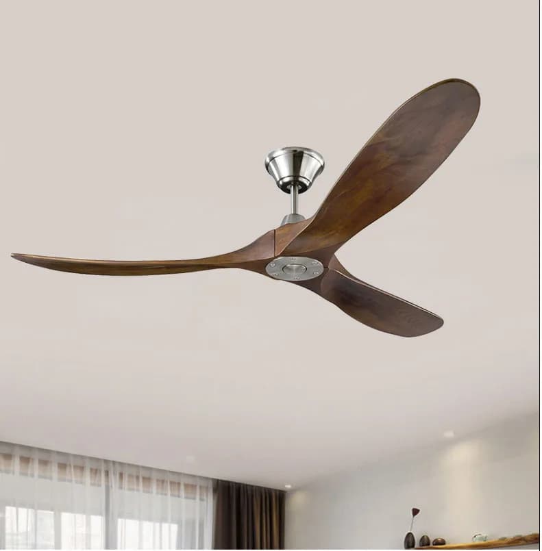 Grand ventilateur de plafond de 60 à 70 pouces, télécommande uniquement, moteur à courant continu, p