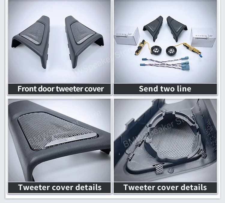 Haut-parleurs de porte avant de voiture pour BMW série 5 F10 F11 Tweeter, accessoires de haute quali