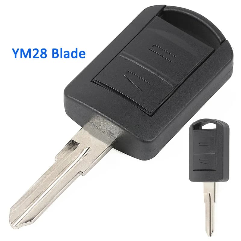 Clé de voiture à distance KEYECU 5WK48668 433.92MHz avec puce ID40 pour Opel Vauxhall Corsa C Meriva