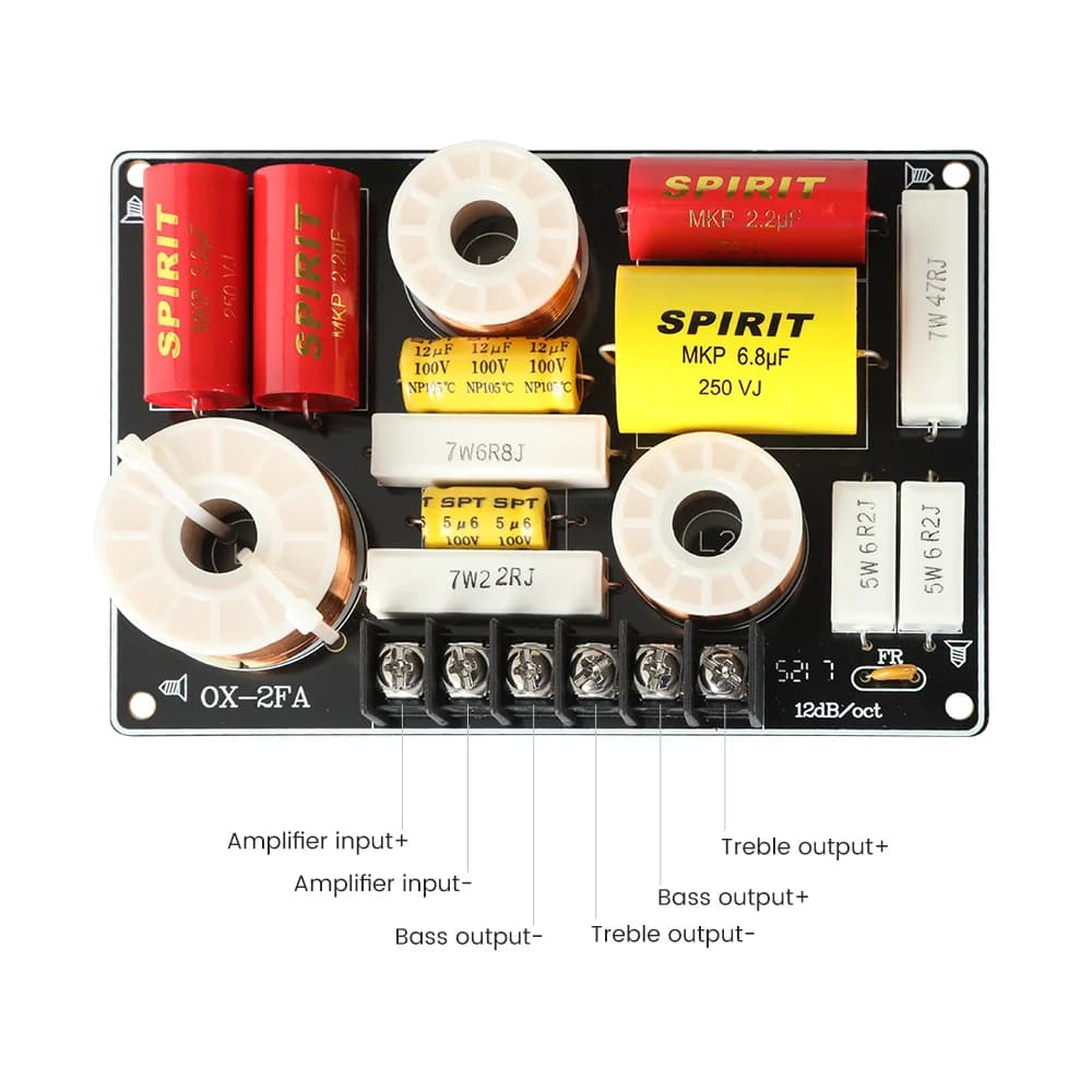 AIYIMA 200W Crossover 2 Voies Home Cinéma Aigus Basses Audio Haut-Parleur Amplificateur Diviseur De 