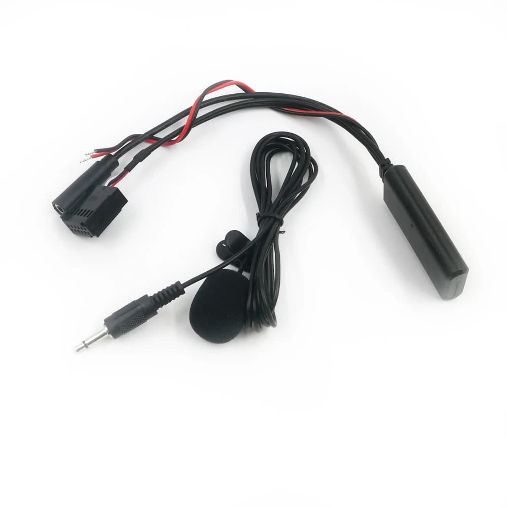 Biurexhaus- Adaptateur Bluetooth pour Ford, Mondeo, Focus, 6000CD, Autoradio, AUX, Microphone, Mains